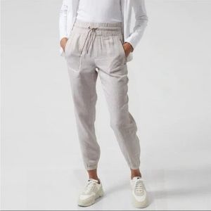 Athleta Cheetah Cabo Linen Jogger